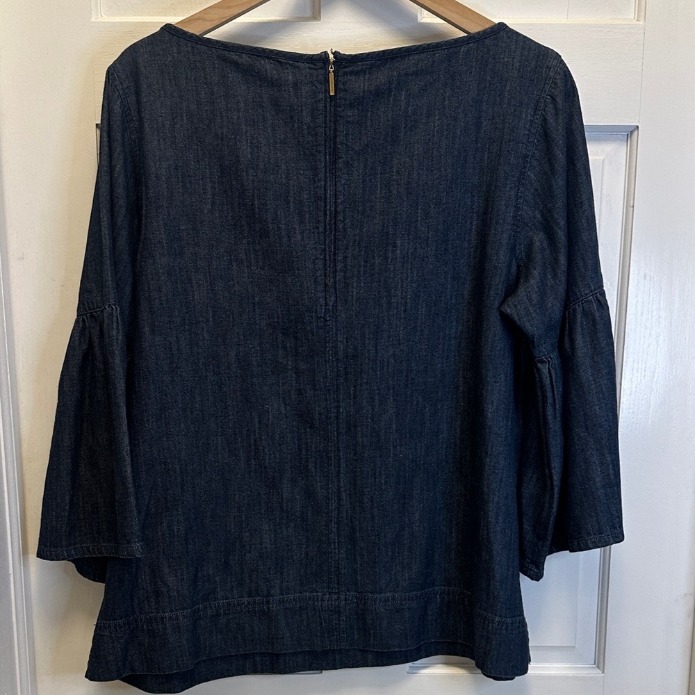 Lauren Ralph Lauren Women's Large Denim Blouse - Picture 6 of 7
